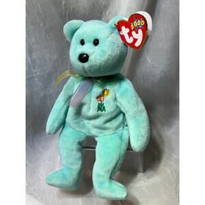 TY Beanie Baby "Ariel" Bear Retired with Hang Tag Mint Cond